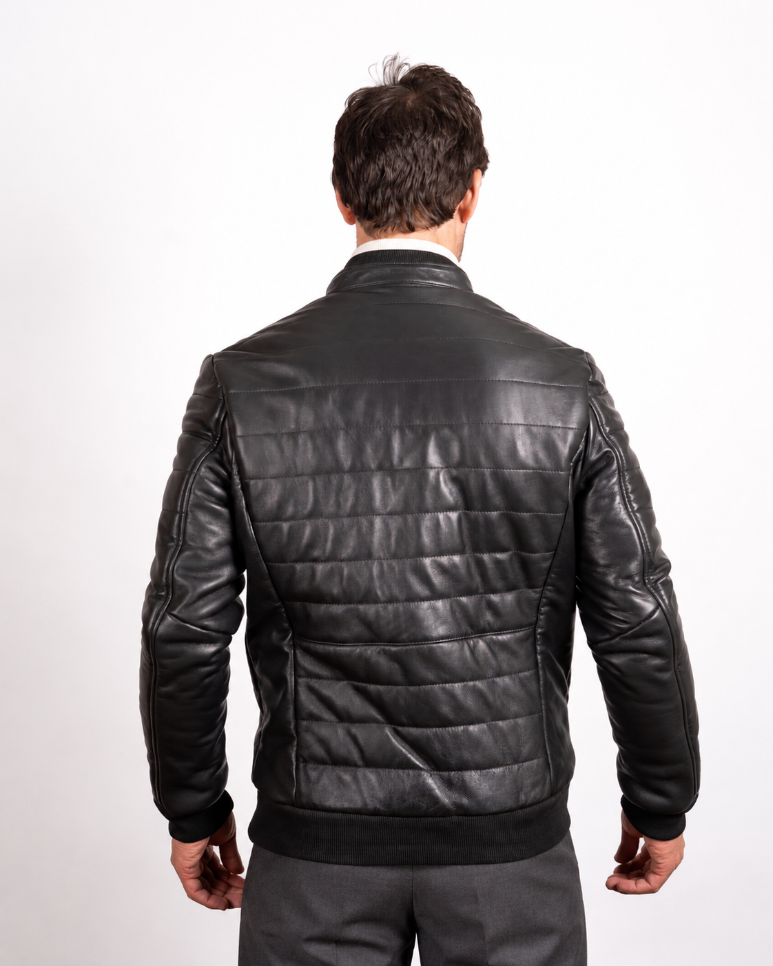 Puffer 25 Leather Jacket