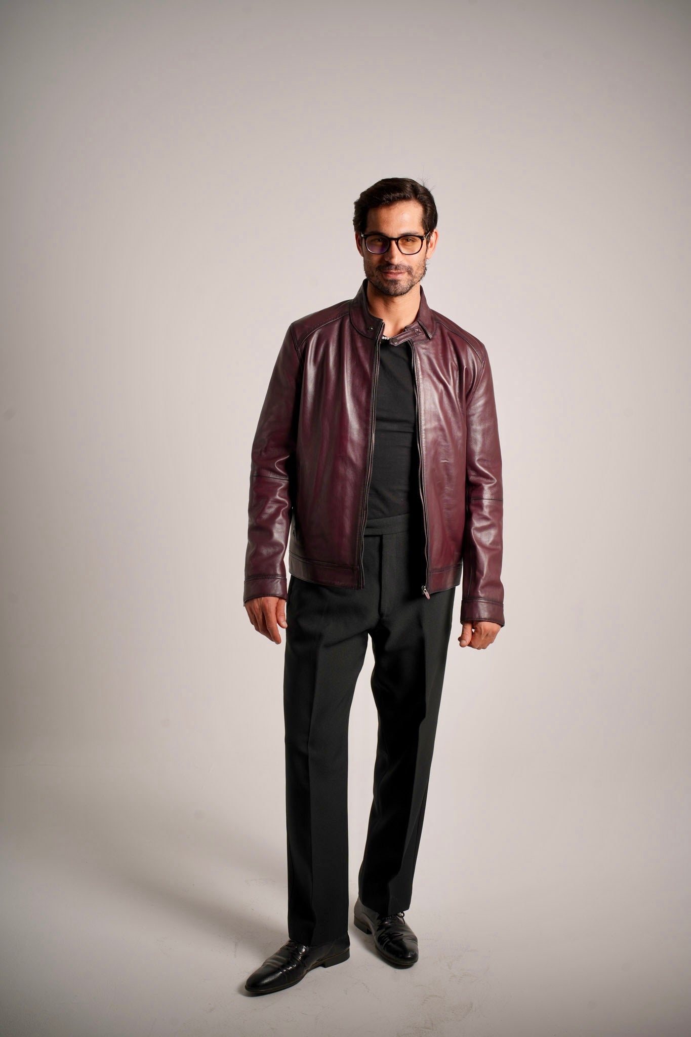 Burgundy Leather Jacket - Timeless Elegance Meets Modern Style