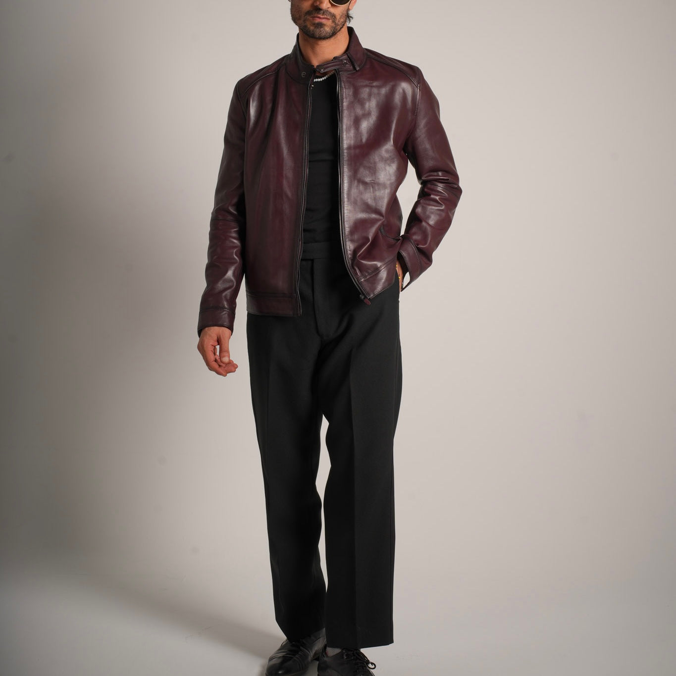 Burgundy Leather Jacket - Timeless Elegance Meets Modern Style