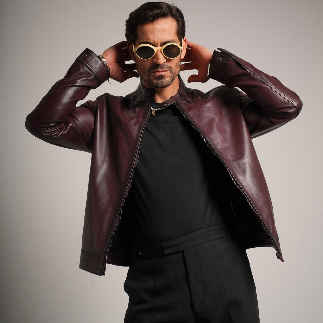 Burgundy Leather Jacket - Timeless Elegance Meets Modern Style