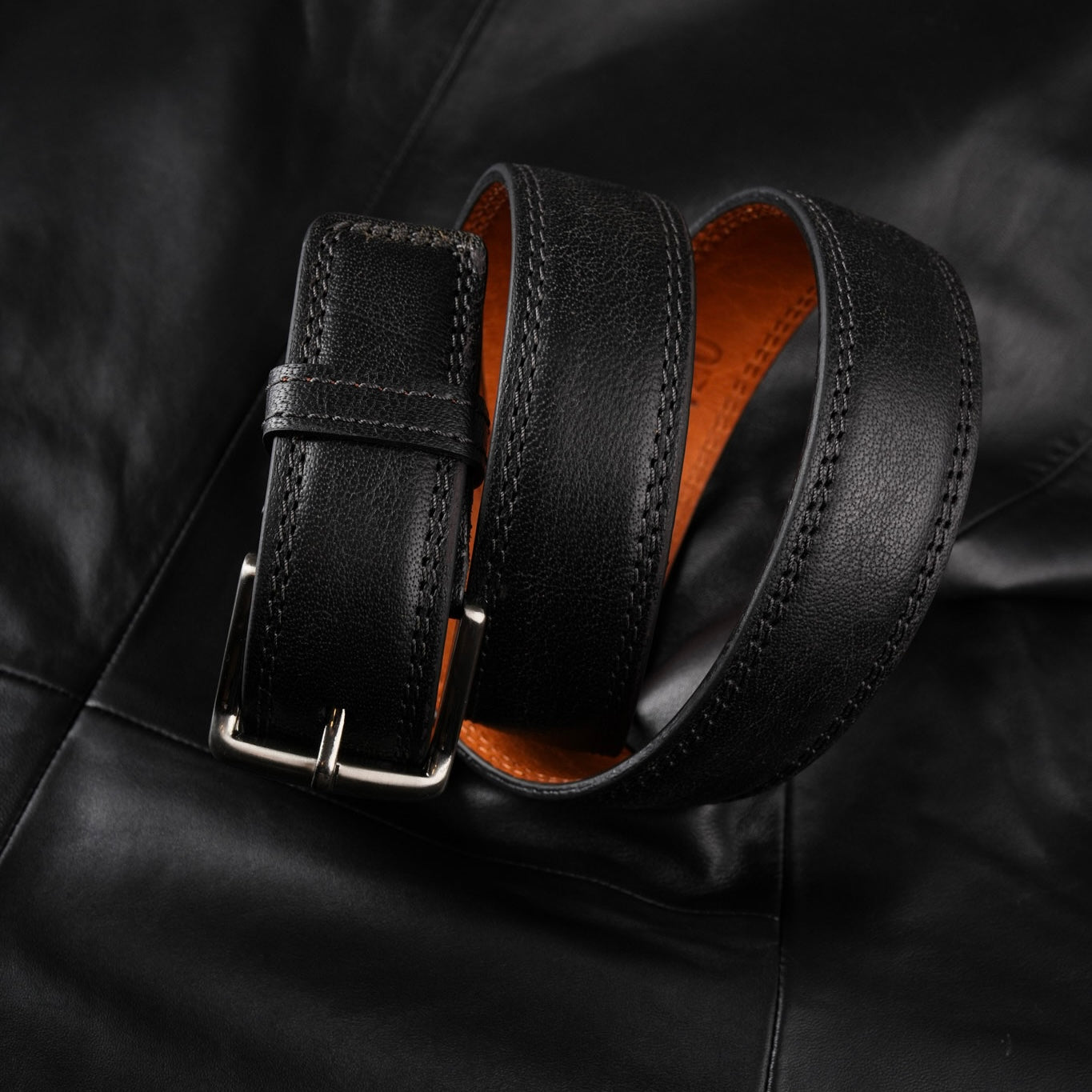 Double Stitches Belt 4cm
