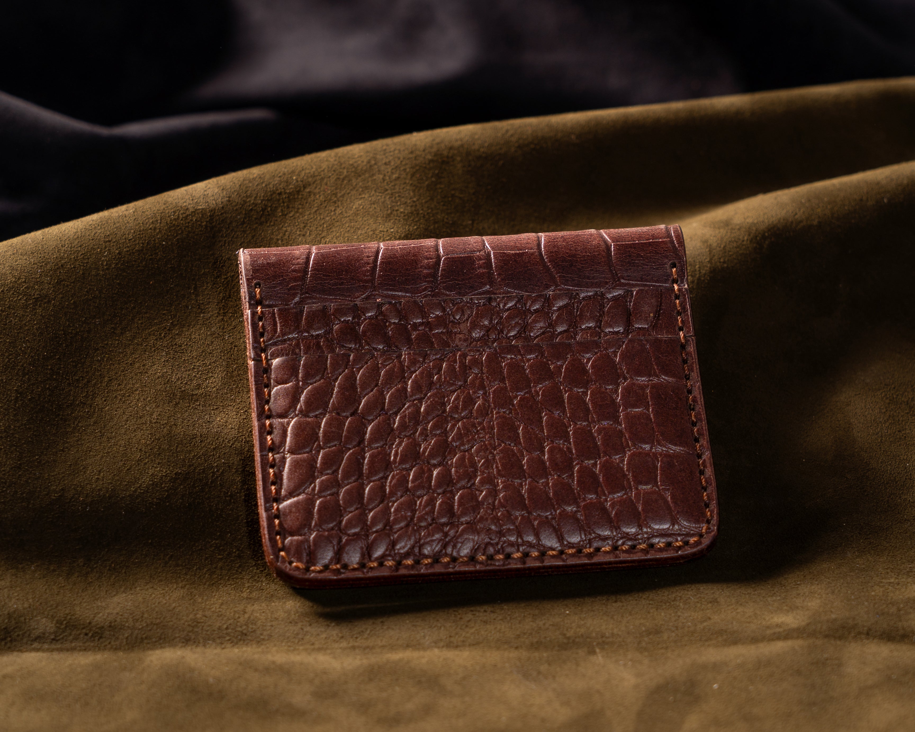 Crocodile Bifold Cardholder