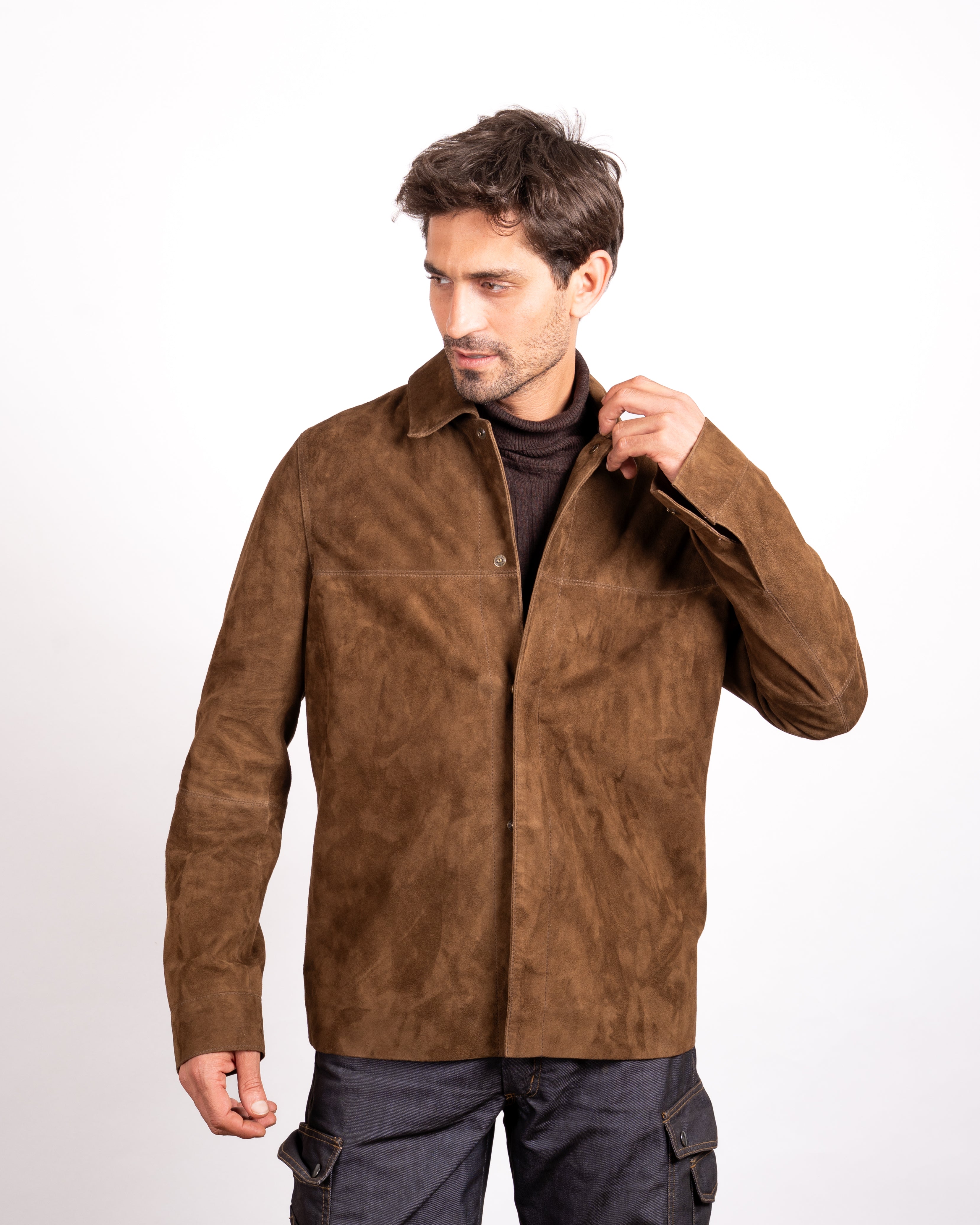 Suede Overshirt