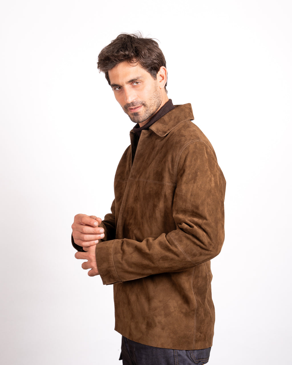 Suede Overshirt