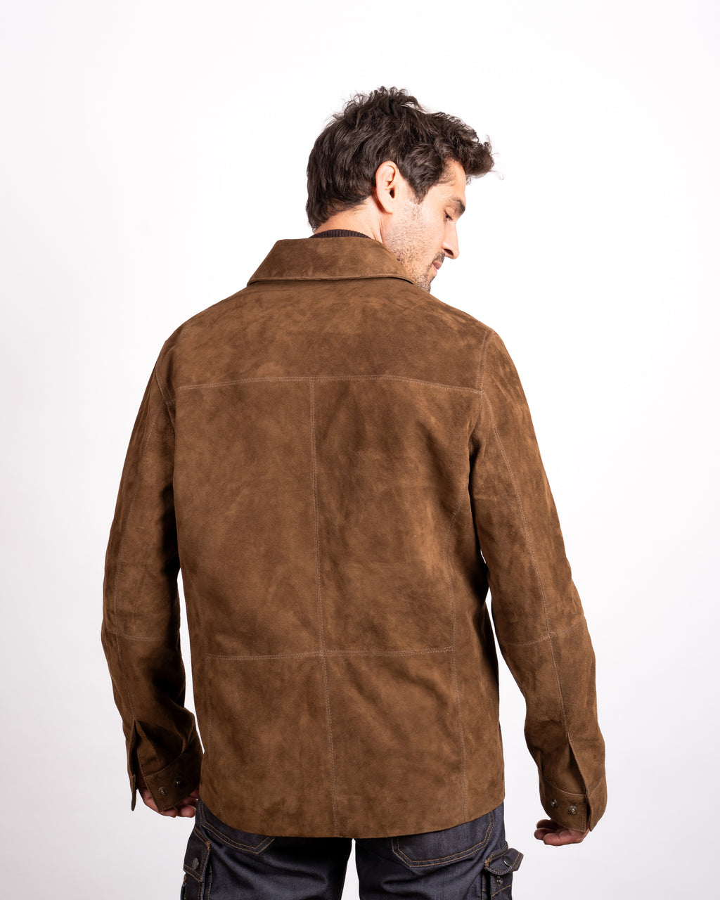 Suede Overshirt